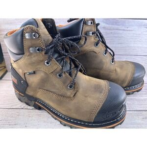 Timberland PRO Men's Boondock 6" Waterproof Composite Toe Work Boots Size 8 M
